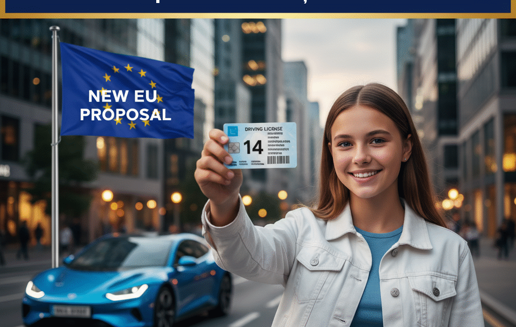 Permis de conducere la 14 ani